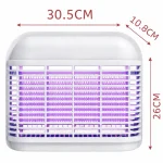 Dimensões do Mata Mosquitos Elétrico LED – Ecoced - Ecoced