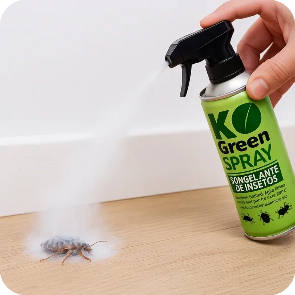 KO Green Spray – Ação instantânea contra percevejos - Ecoced