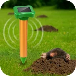 Repelente Solar para Toupeiras em Uso no Jardim – Ecoced - Ecoced