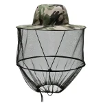 Chapéu Camuflado com Rede Anti-Mosquitos e Vespas – Protecção Total Ecoced - Ecoced