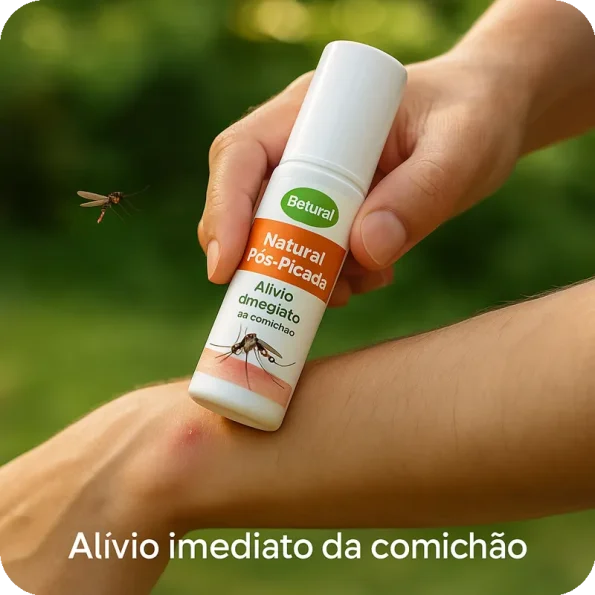 Aplicação direta do Rollon Natural Pós-Picada da Ecoced - Ecoced