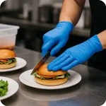 Luvas Nitrilo Azul Descartáveis para Alimentação – Ecoced - Ecoced Luvas Nitrilo Azul Descartáveis para Alimentação – Ecoced - Ecoced