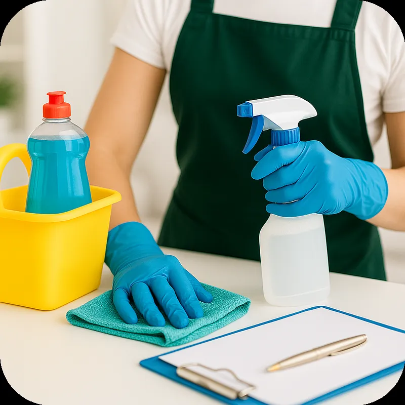 Luvas de Nitrilo Azul 3,5g em Uso na Limpeza Profissional – Ecoced - Ecoced Luvas de Nitrilo Azul 3,5g em Uso na Limpeza Profissional – Ecoced - Ecoced