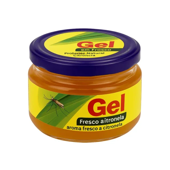 Gel Anti Mosquitos em Frasco – Citronela Natural Repelente - Ecoced