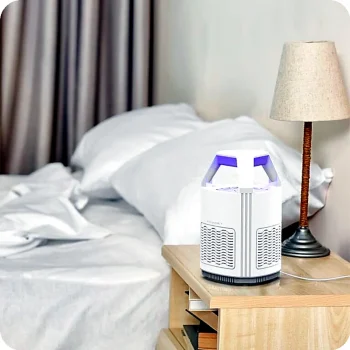 Mata Mosquitos USB Branco no Quarto – Aparelho Elétrico Silencioso - Ecoced