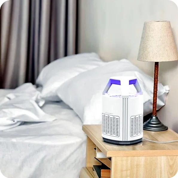Mata Mosquitos USB Branco no Quarto – Aparelho Elétrico Silencioso - Ecoced