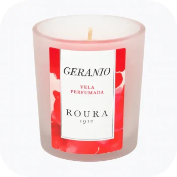 Vela Repelente Natural com Gerânio – Proteção Decorativa - Ecoced