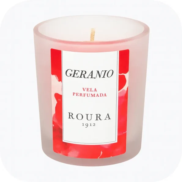 Vela Repelente Natural com Gerânio – Proteção Decorativa - Ecoced