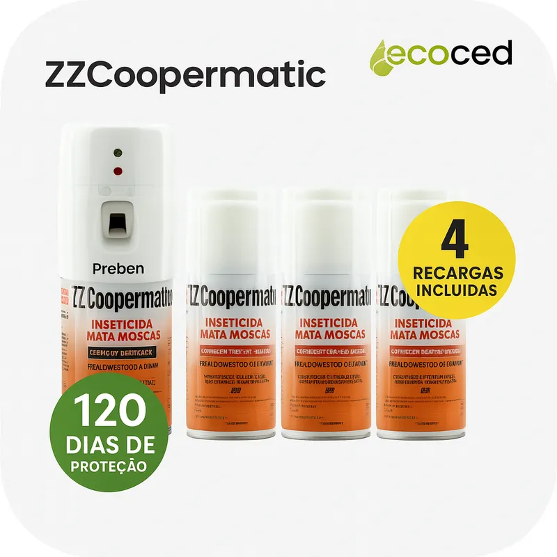 Pack ZZCoopermatic com 4 Recargas – Dispositivo Anti-Insetos | Ecoced - Ecoced Pack ZZCoopermatic com 4 Recargas – Dispositivo Anti-Insetos | Ecoced - Ecoced