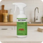 Inseticida Diptron RTU 500 ml em ambiente de cozinha – Ação imediata contra pragas - Ecoced
