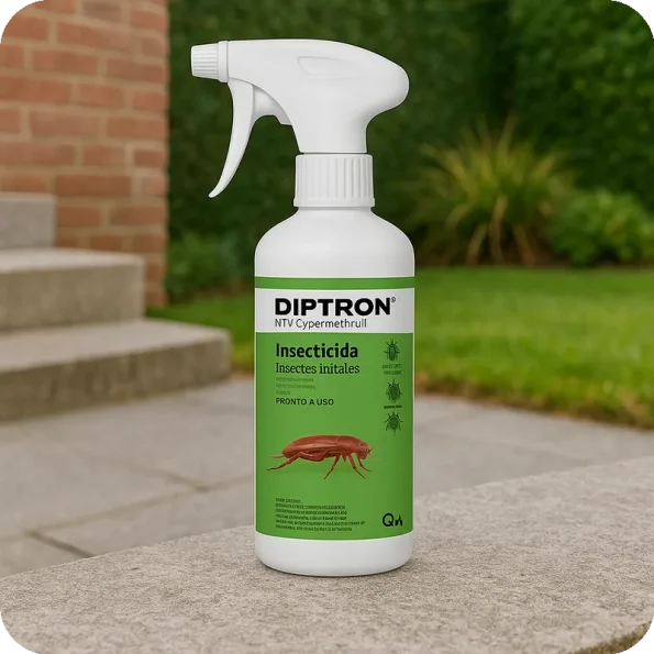 Inseticida Diptron RTU 500 ml para uso exterior – Elimina pragas ao ar livre - Ecoced