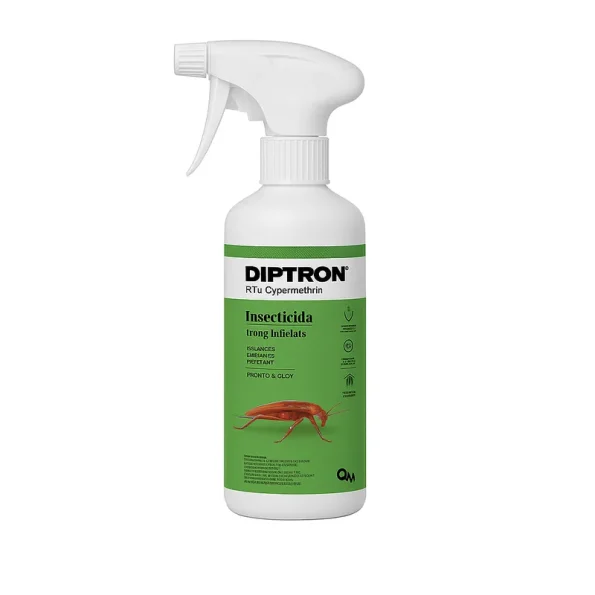 Diptron RTU 500 ml – Inseticida Pronto a Usar para Insetos Voadores e Rastejantes - Ecoced