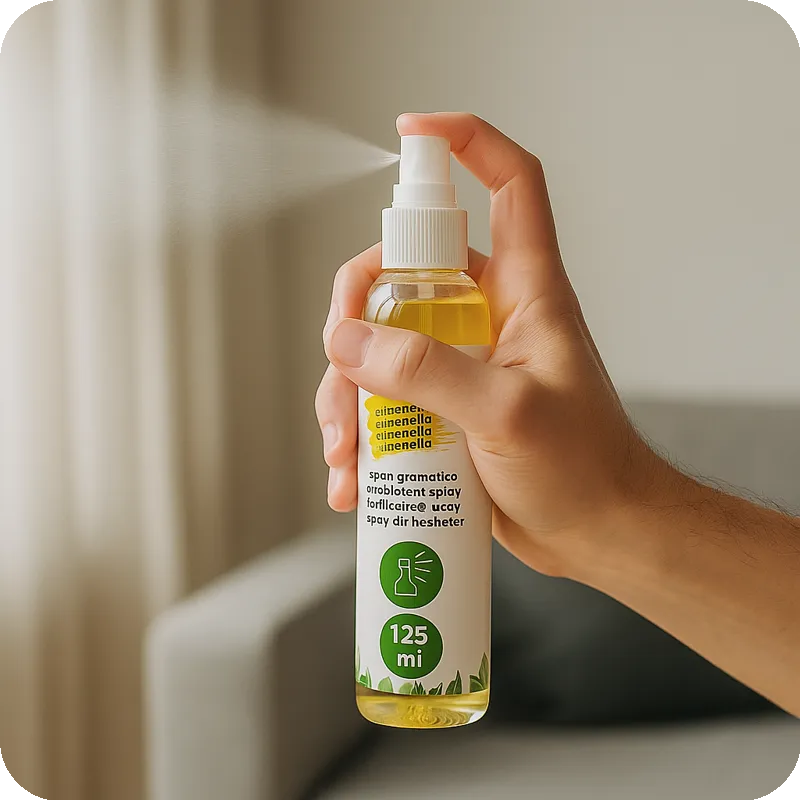 Aplicação manual do Spray Citronela 125 ml – Ecoced - Ecoced Aplicação manual do Spray Citronela 125 ml – Ecoced - Ecoced