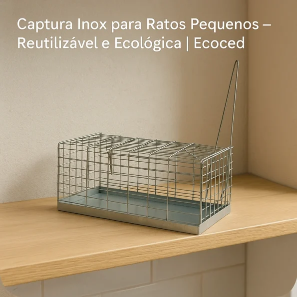 Captura Inox para Ratos Pequenos – Reutilizável e Ecológica | Ecoced - Ecoced